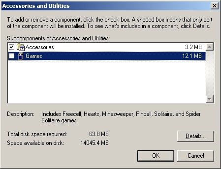 Remove Default Windows Games