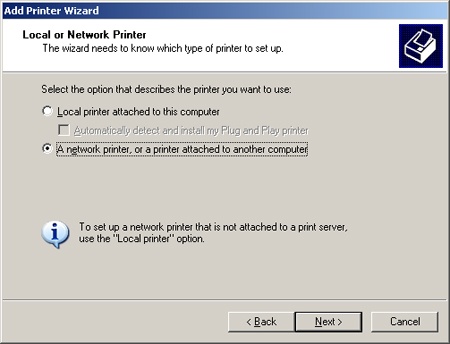 Sharing a Printer on a Windows Network